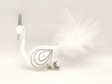 Baumschmuck Schwan - weiß